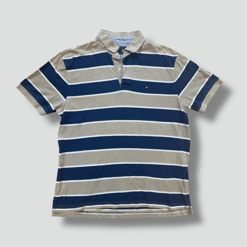 Sourced limited accessories and clothes Tommy Hilfiger striped vintage poloshirt – Secondhand Streetwear