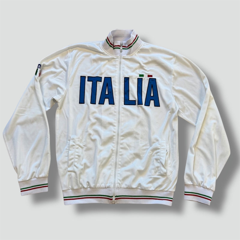 Sourced limited accessories and clothes Italia streetwear white track jacket – Secondhand Streetwear