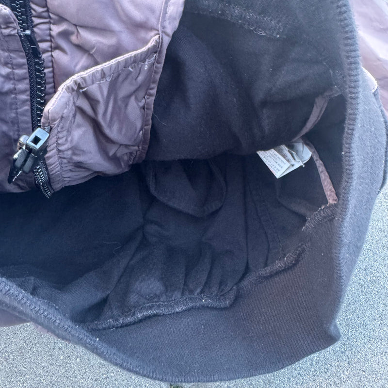 Detailansicht: Sourced limited accessories and clothes Evisu vintage brown 00s rain jacket – Logo, Nähte oder Material