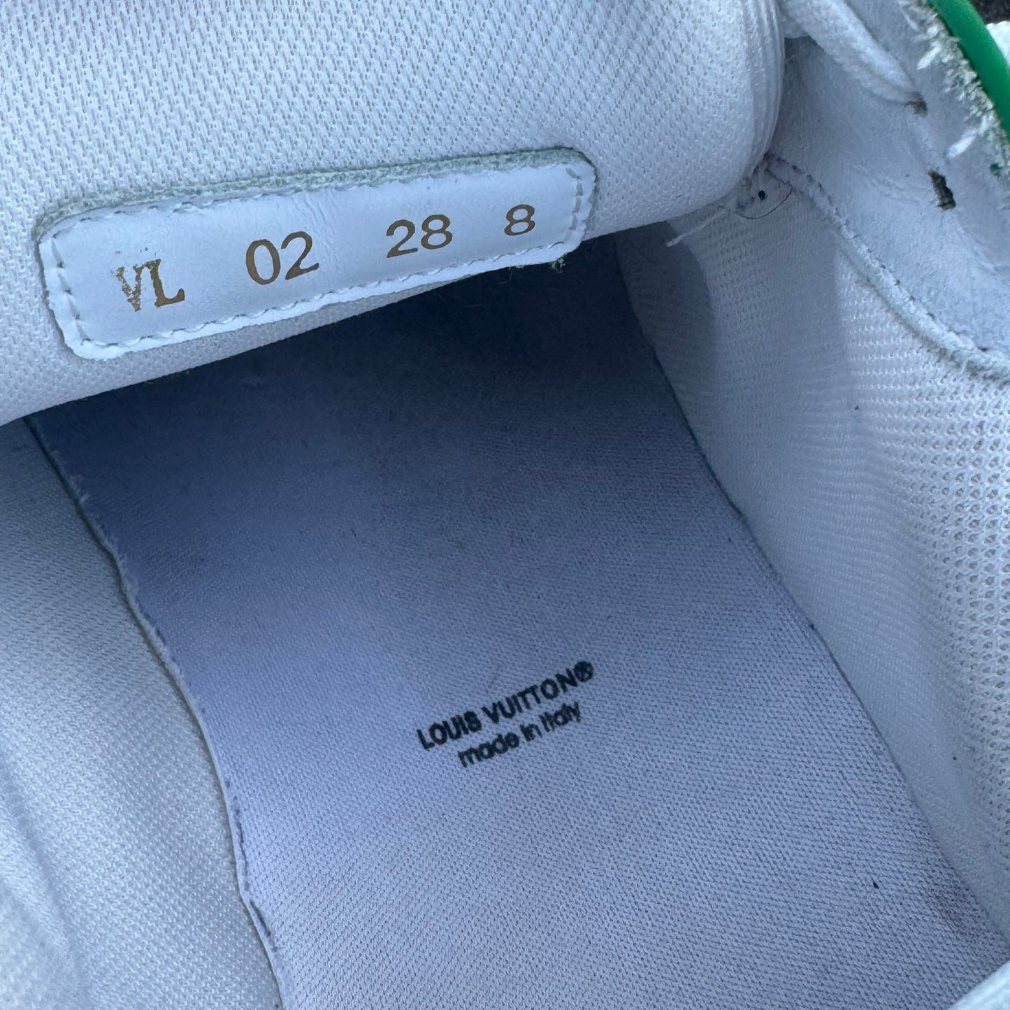 Louis Vuitton LV Trainer Monogram green and white