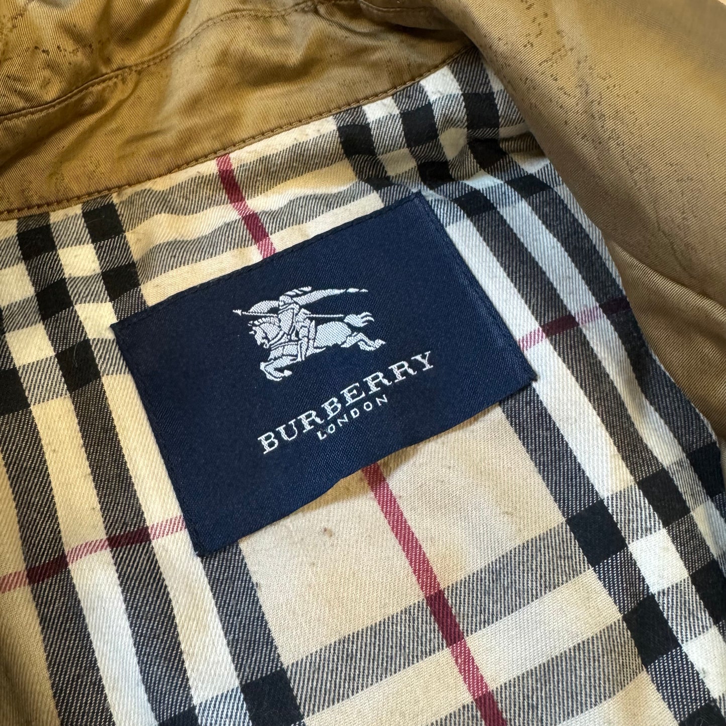 Burberry London vintage golden rain coat