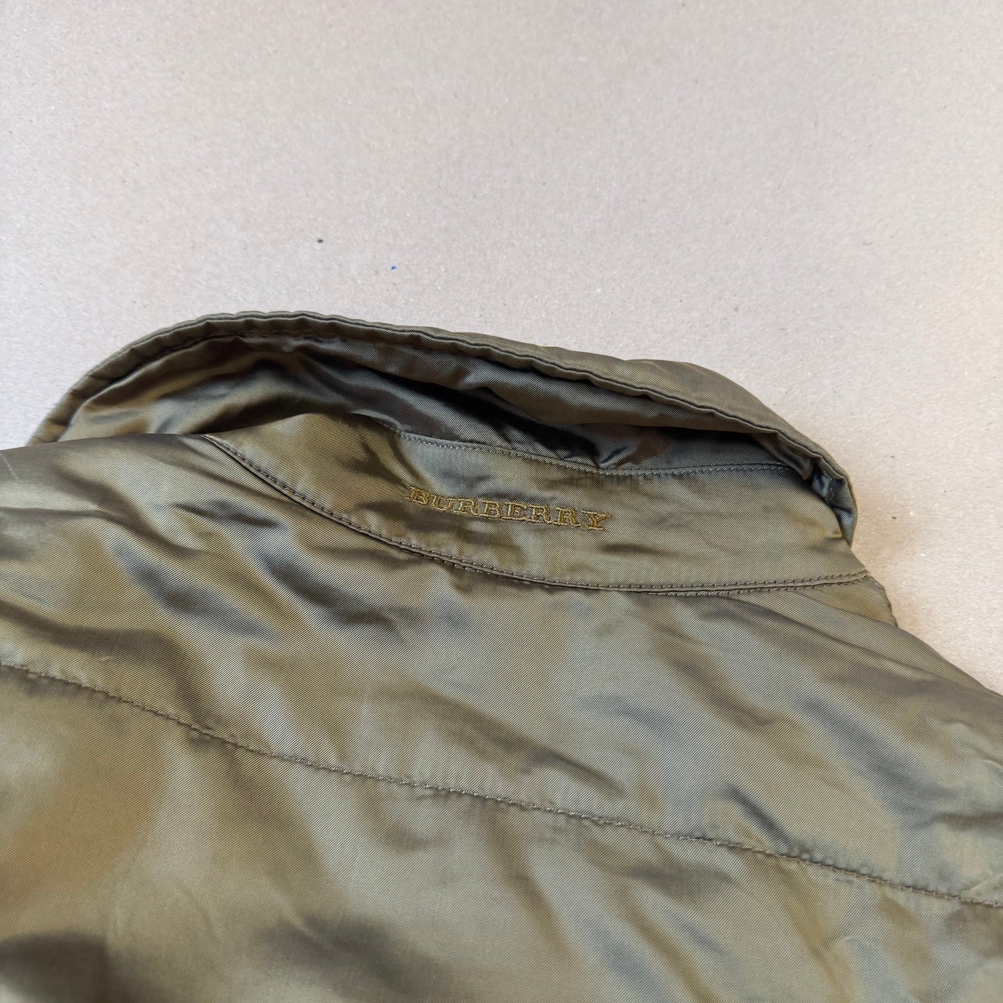 Burberry London vintage golden rain coat