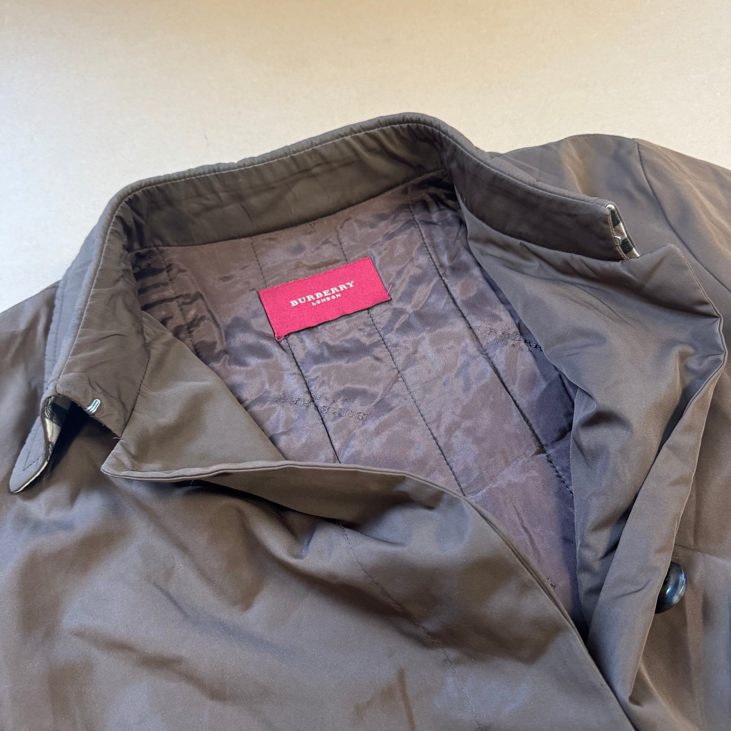 Burberry London vintage brown raincoat