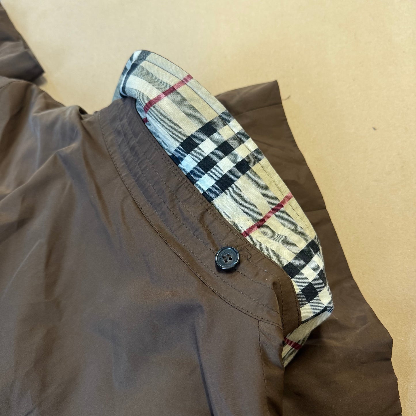Burberry London vintage brown raincoat