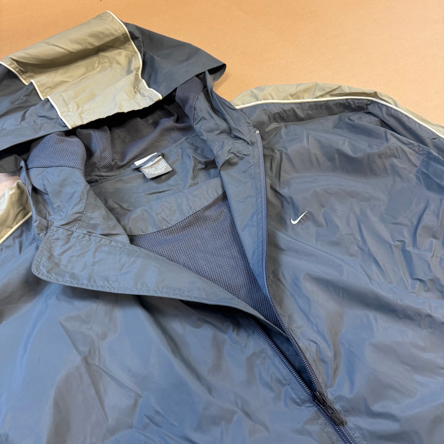 Nike vintage 90s grey rainjacket