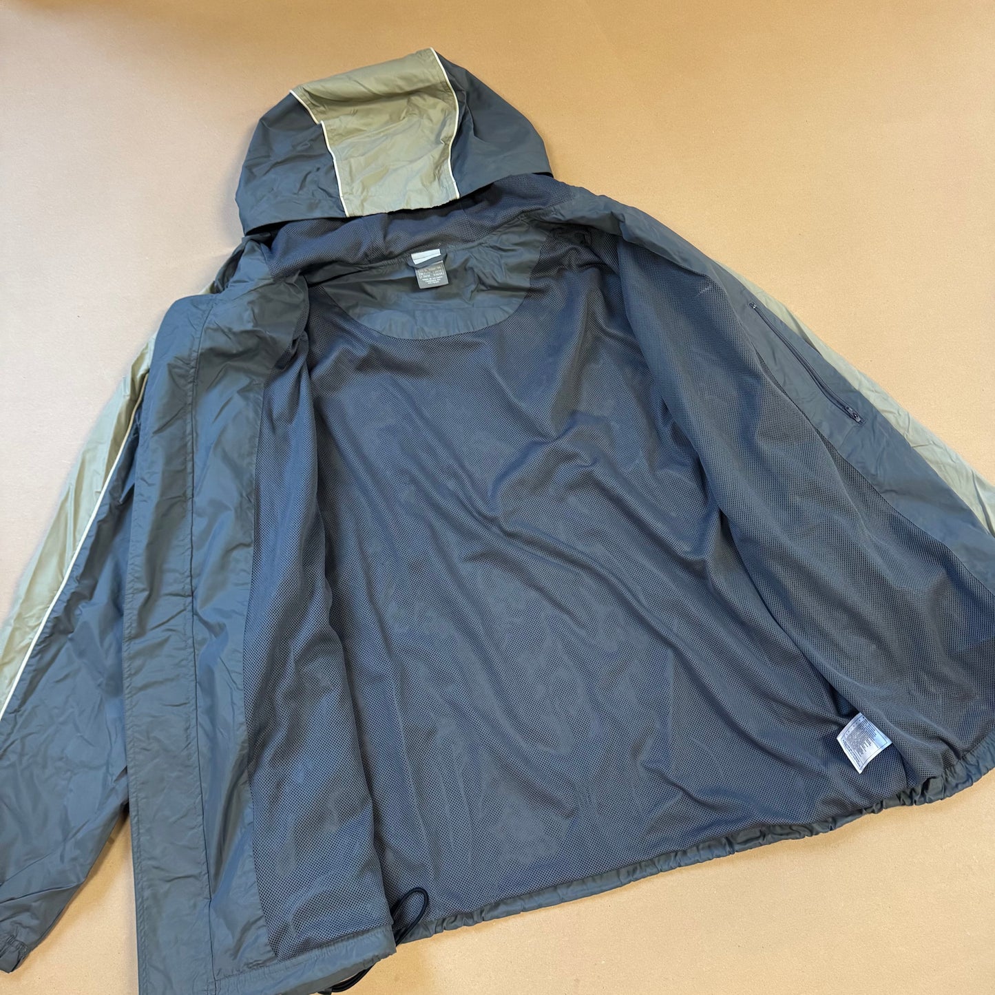 Nike vintage 90s grey rainjacket