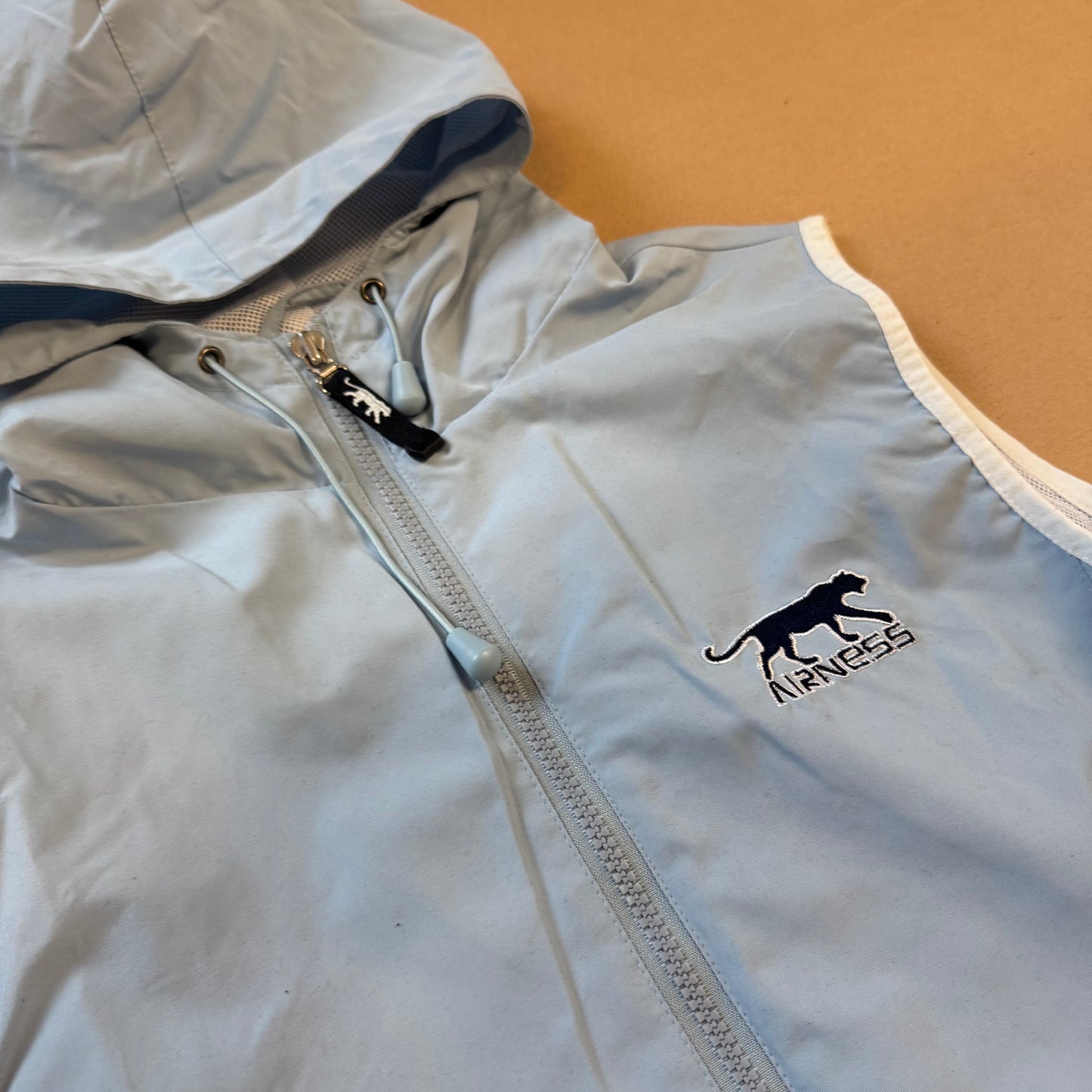 Airness vintage babyblue rain vest