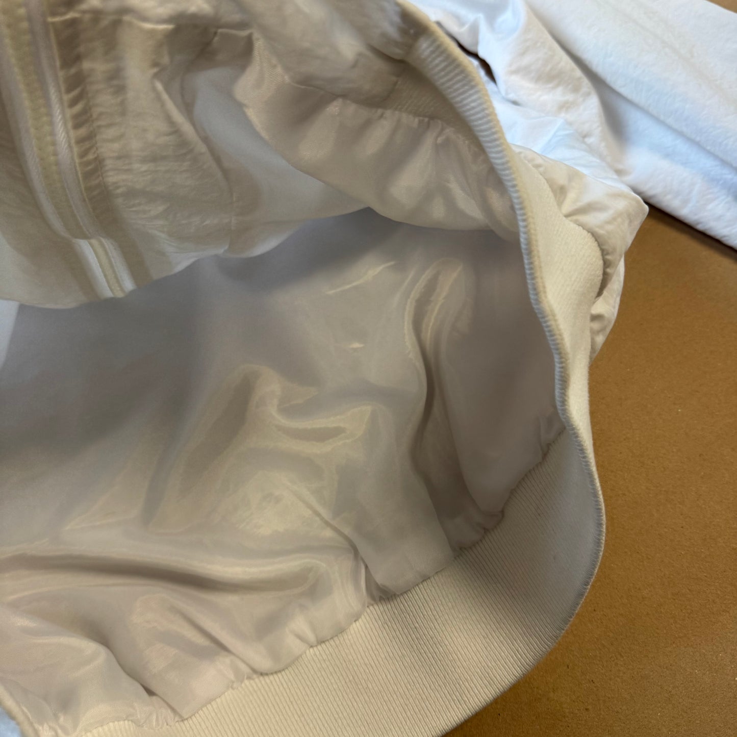 La Martina Buenos Aires white rain jacket