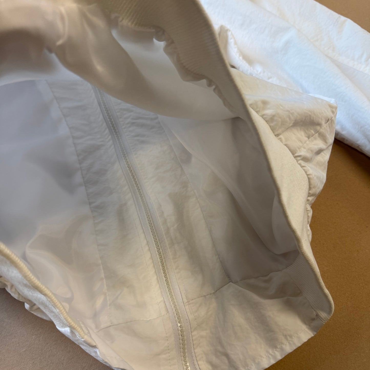 La Martina Buenos Aires white rain jacket