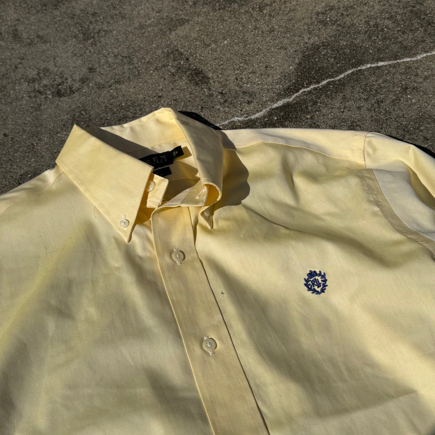 Lauren Ralph Lauren vintage yellow shirt