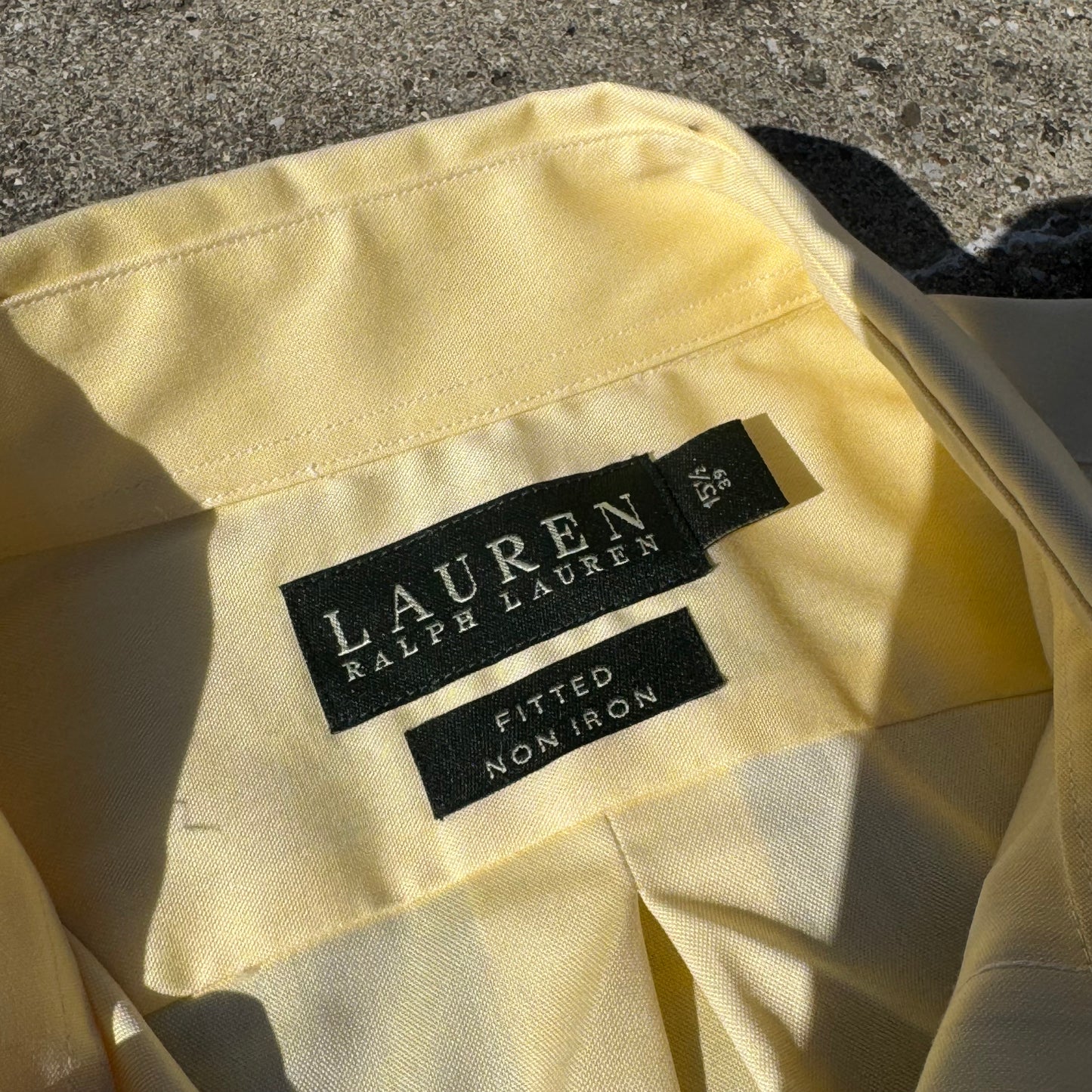 Lauren Ralph Lauren vintage yellow shirt