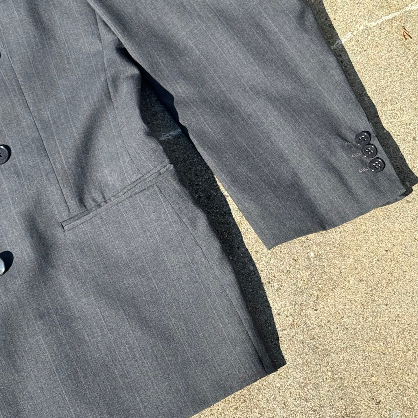 Yves Saint Laurent vintage grey blazer