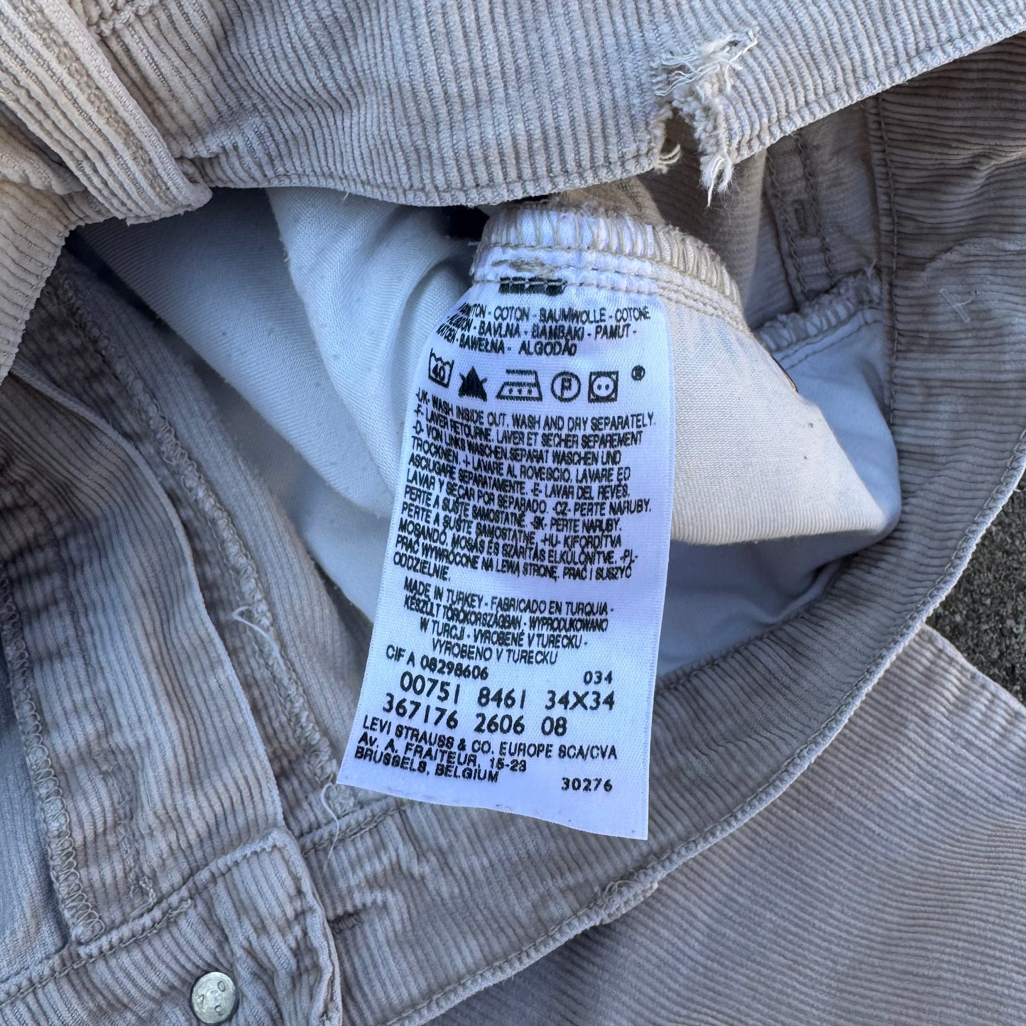 Levi Strauss vintage striped pants