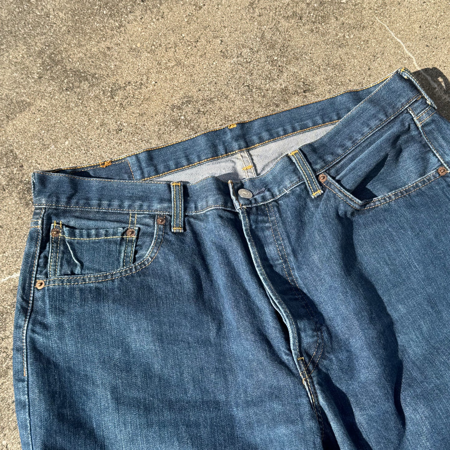 Levi Strauss vintage straight leg denim jeans