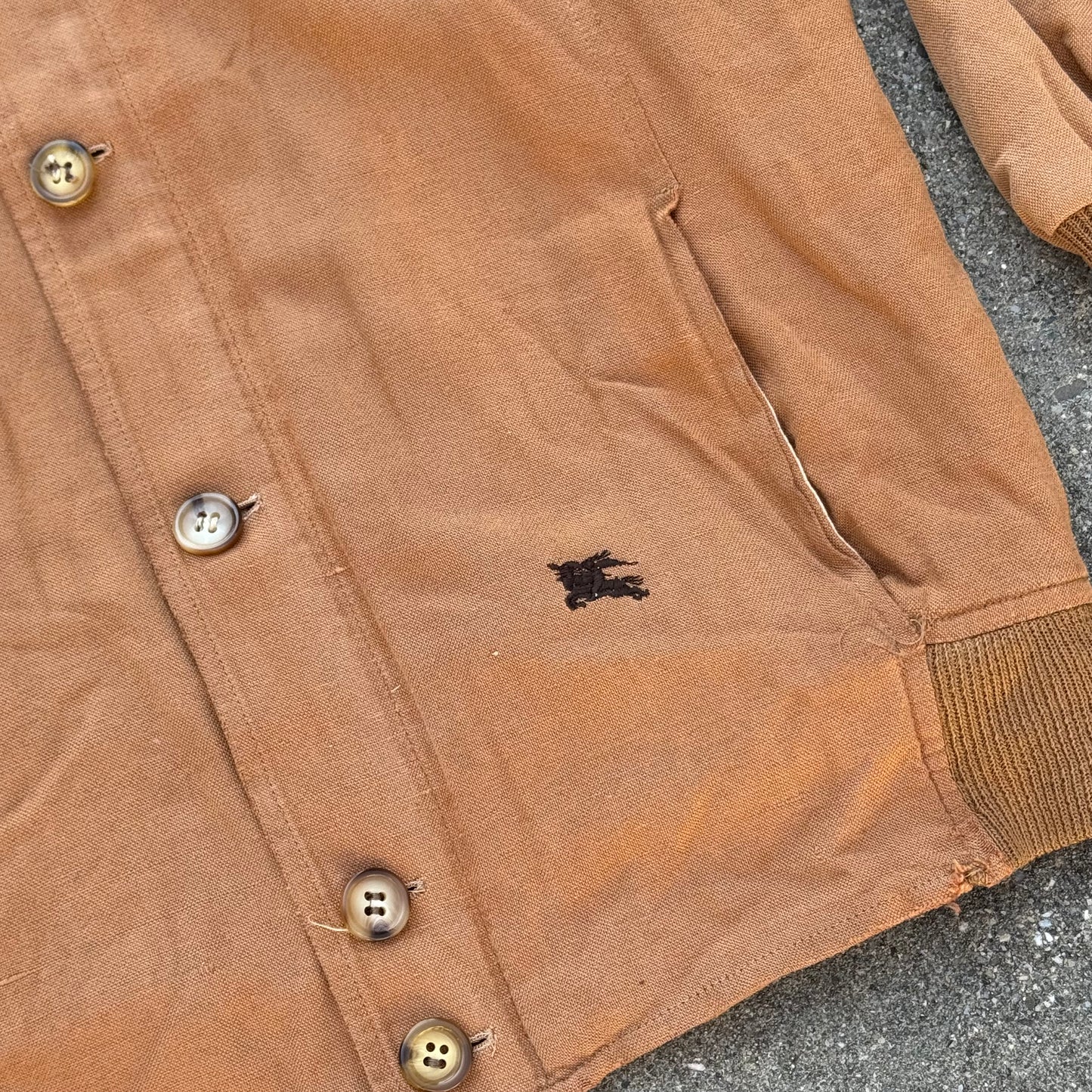 Burberry vintage cotton harrington jacket