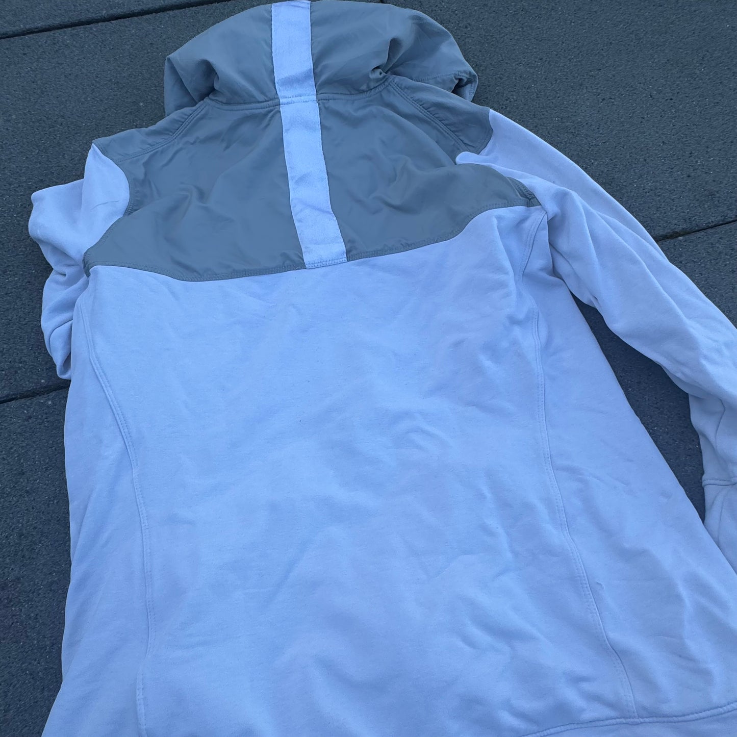 Nike white sportswear track jacket