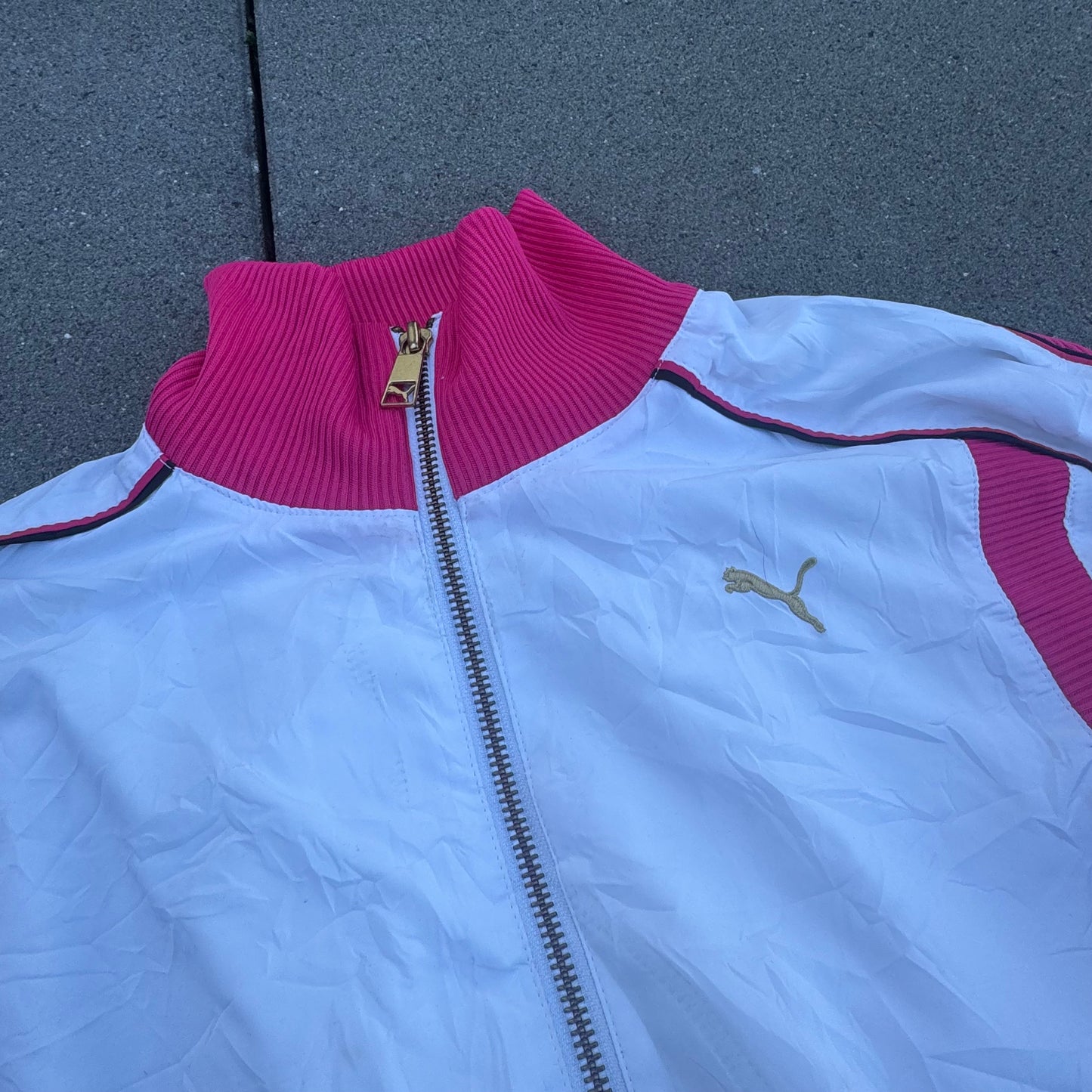 Puma Y2K white women’s track jacket
