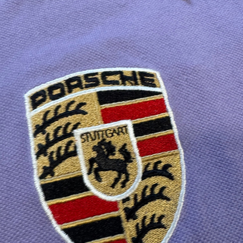Detailansicht: Sourced limited accessories and clothes La Martina Porsche 2011 streetwear poloshirt – Logo, Nähte oder Material