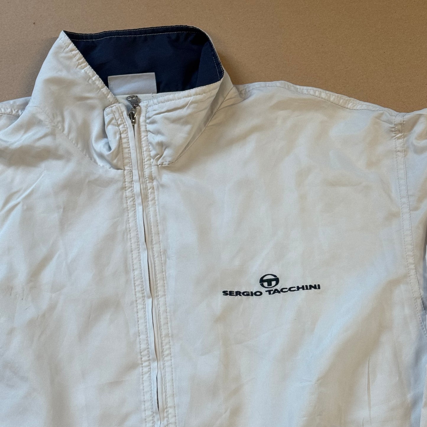 Sergio Tacchini vintage white track jacket