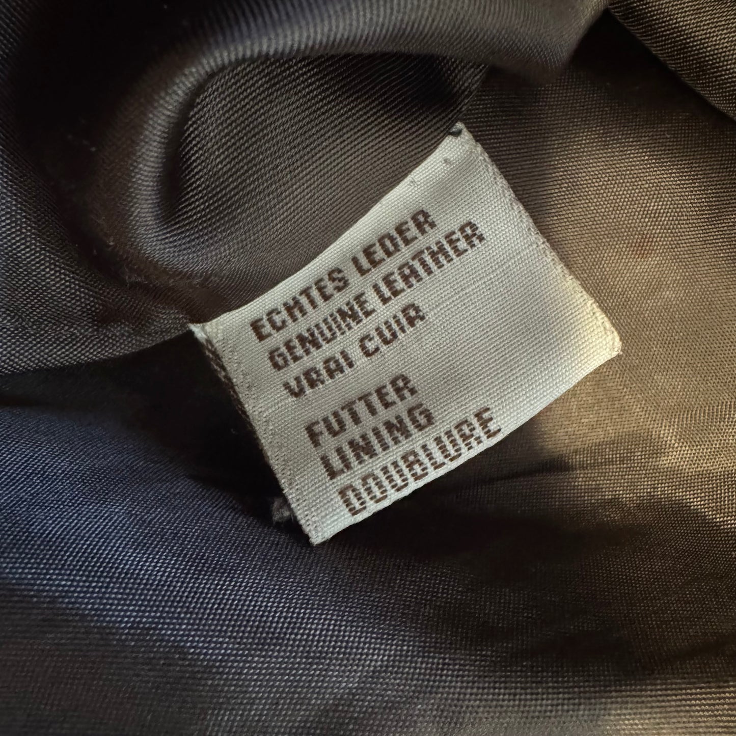 Genuine Leather vintage coat