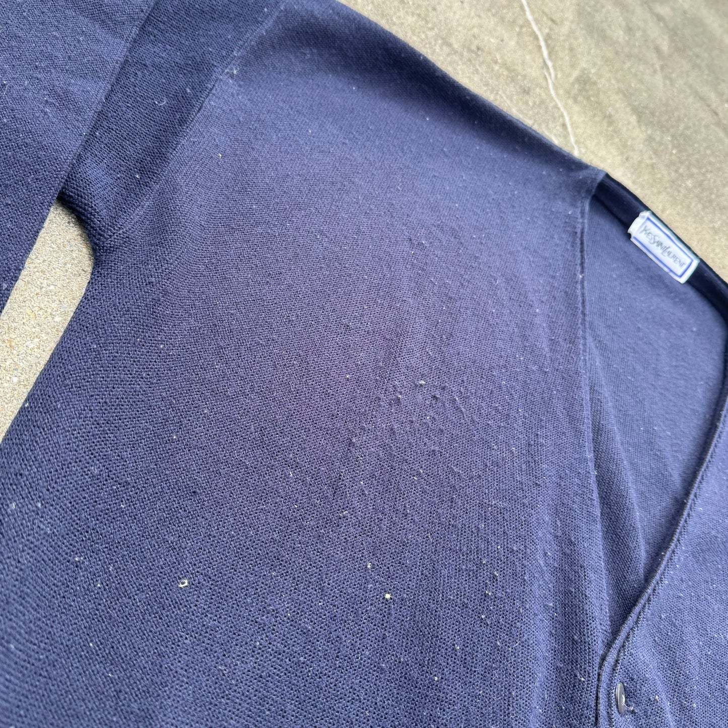 Yves Saint Laurent vintage acrylic cardigan