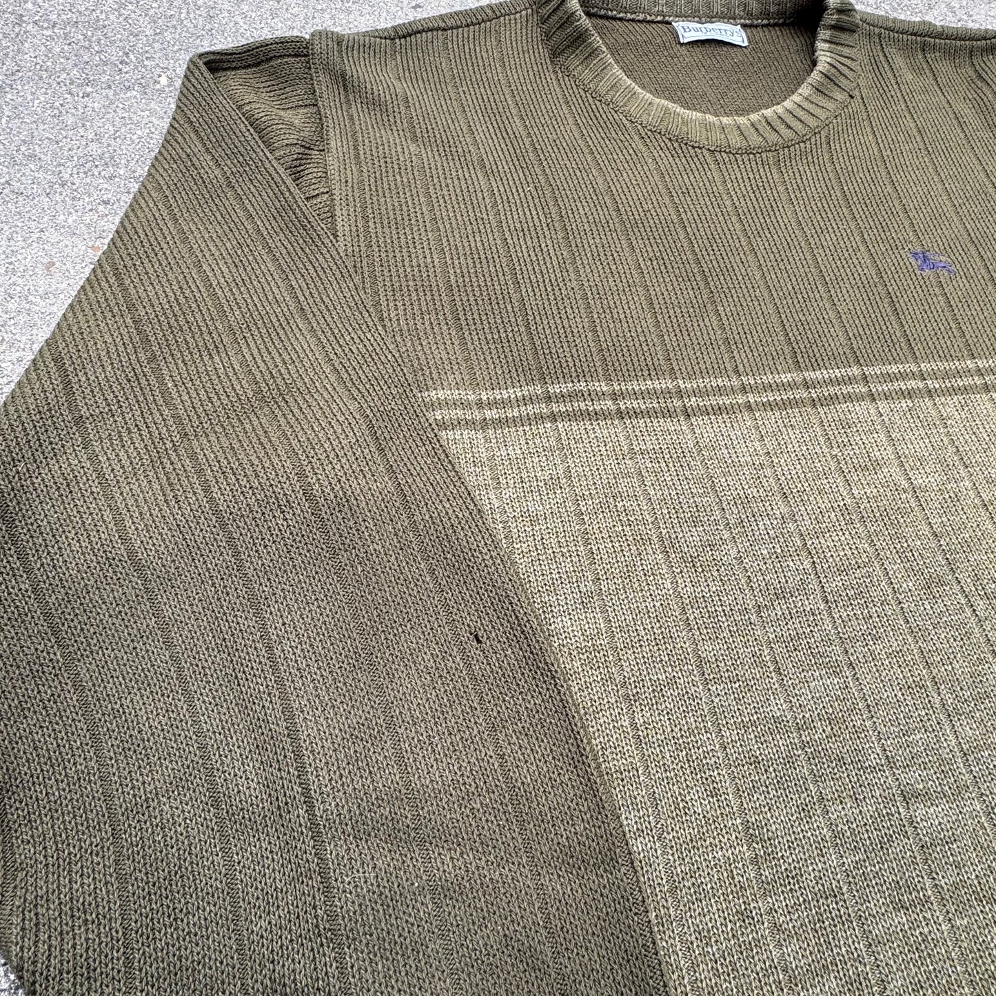 Vintage Burberry London knitted crewneck