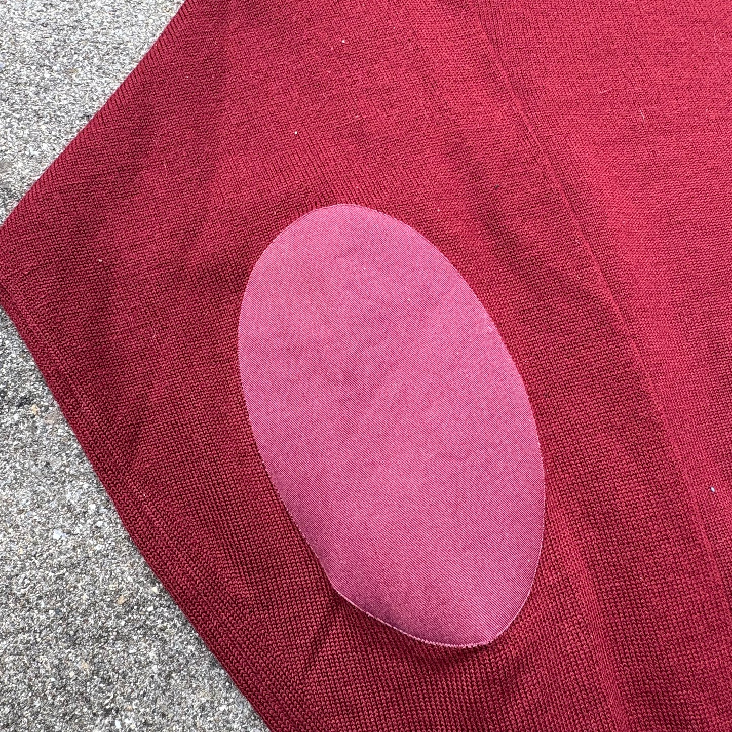 Burberry London vintage red wool sweatshirt