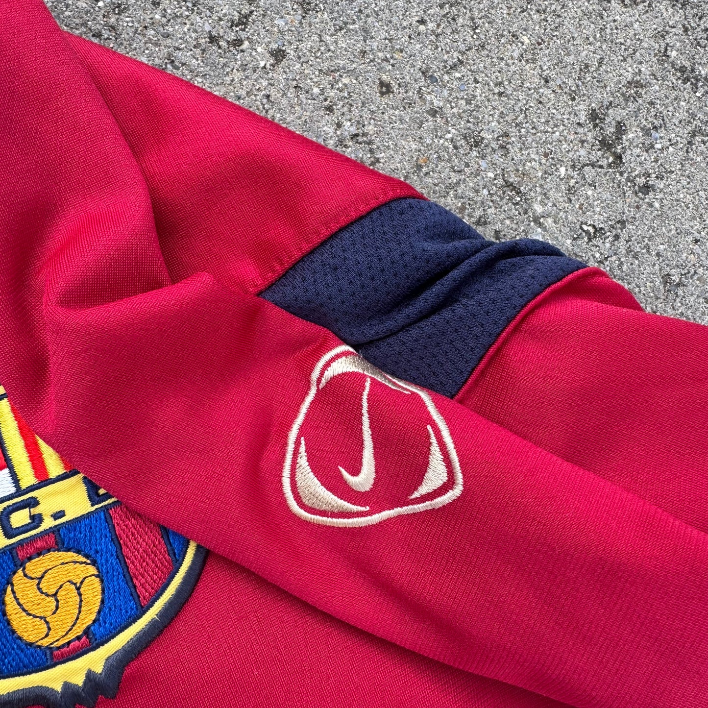 Nike FC Barcelona vintage red track jacket