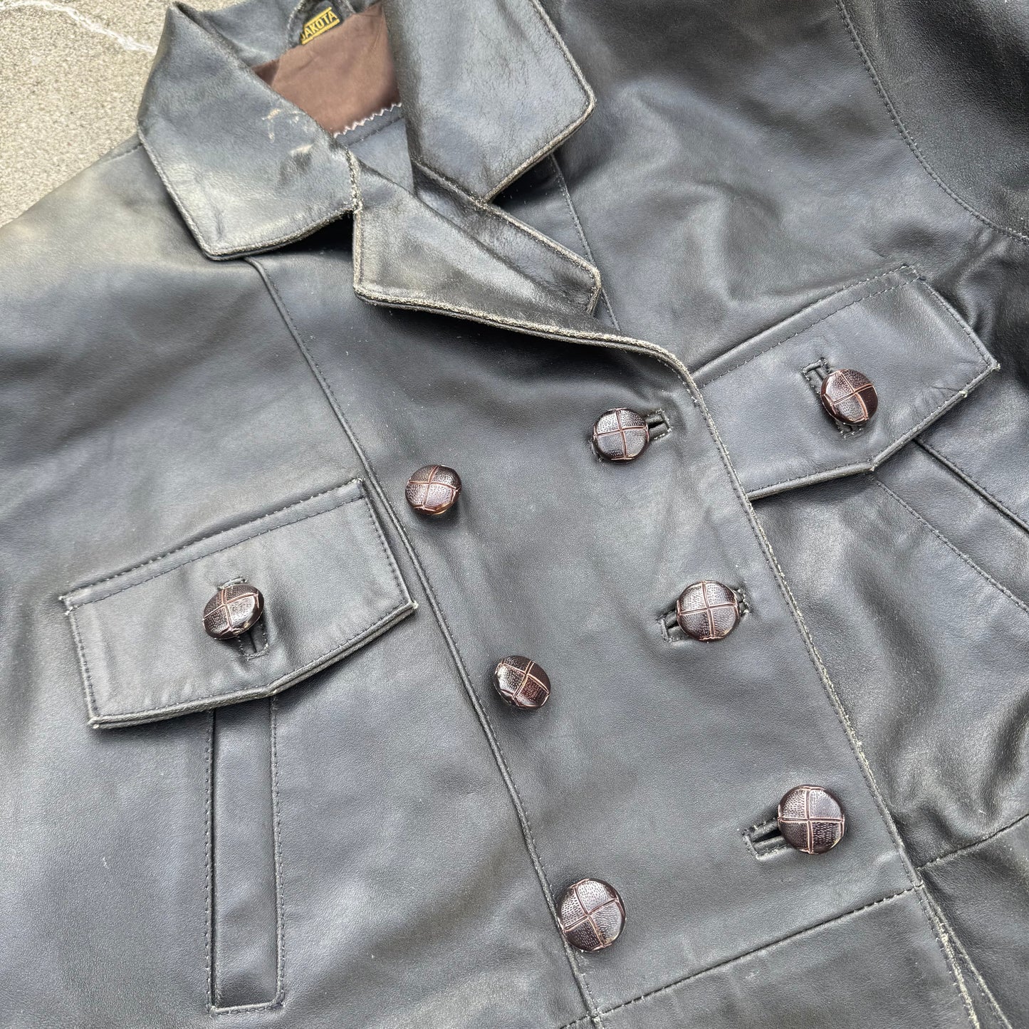 Vintage genuine Dakota leather jacket