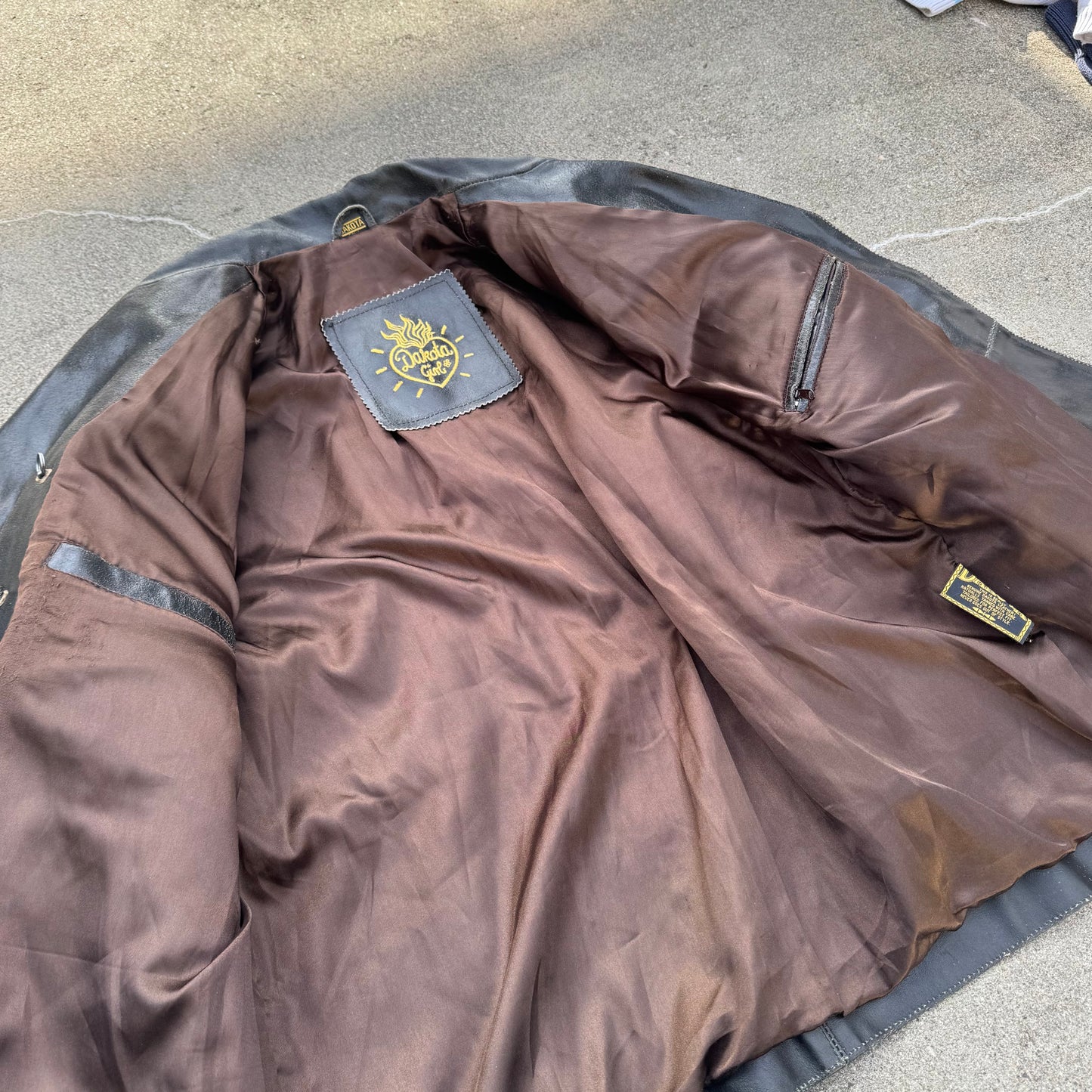 Vintage genuine Dakota leather jacket