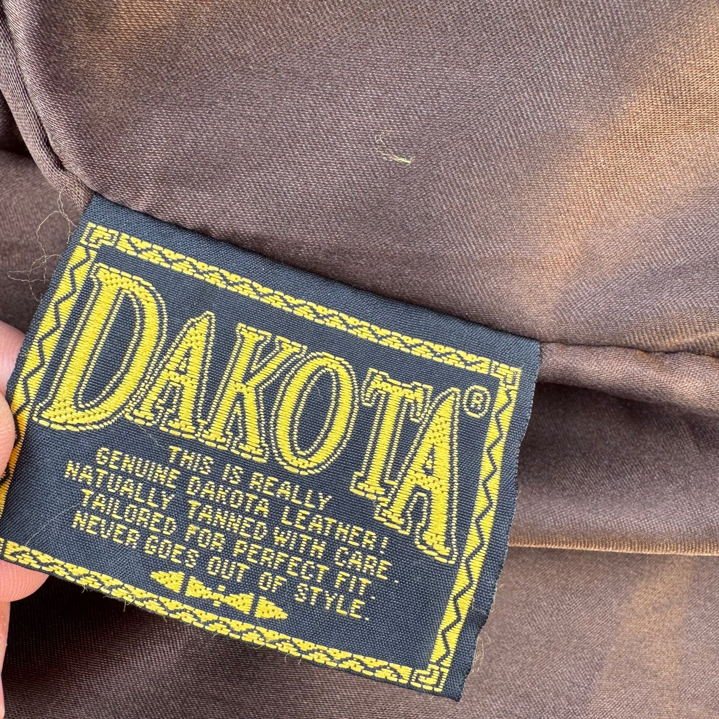 Vintage genuine Dakota leather jacket