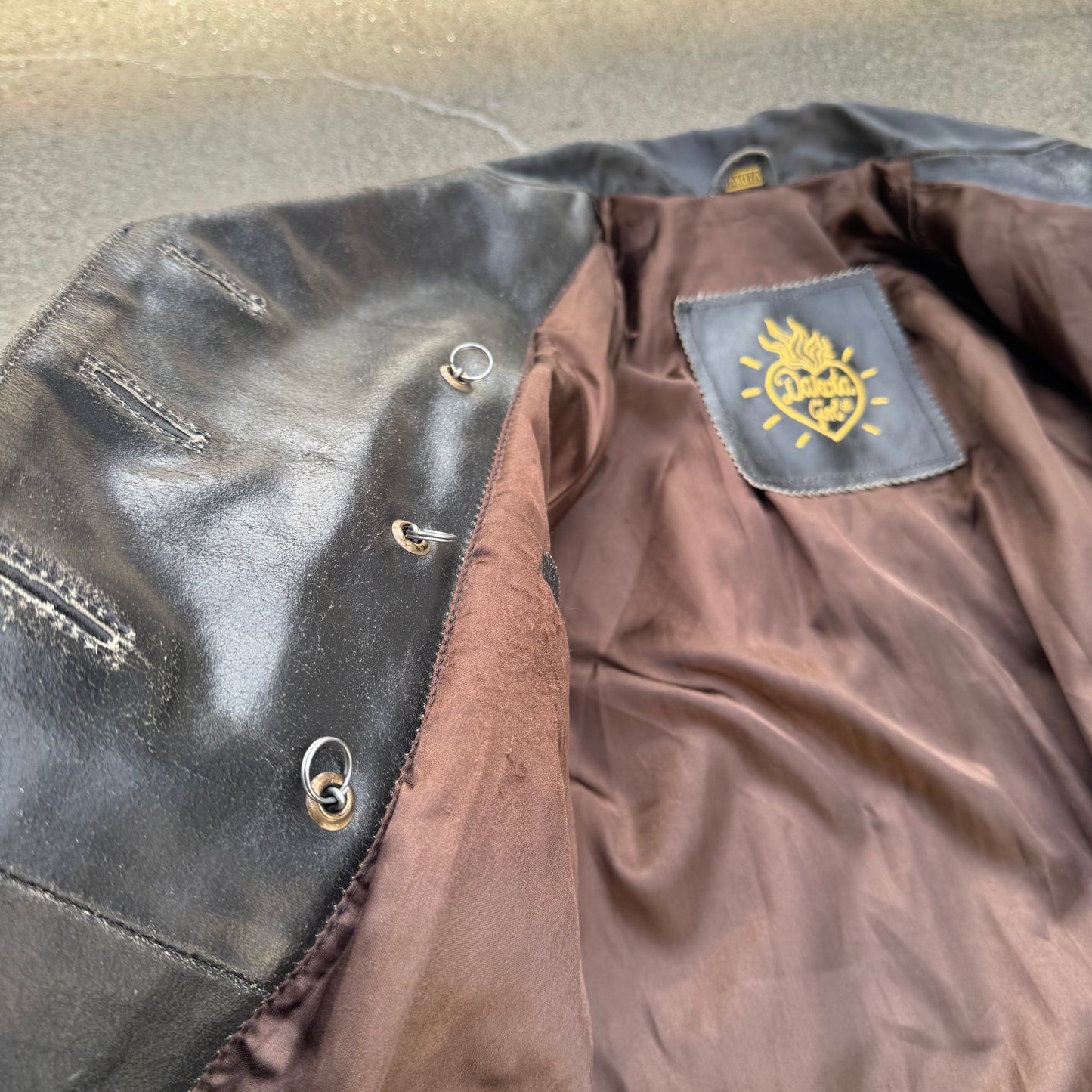 Vintage genuine Dakota leather jacket