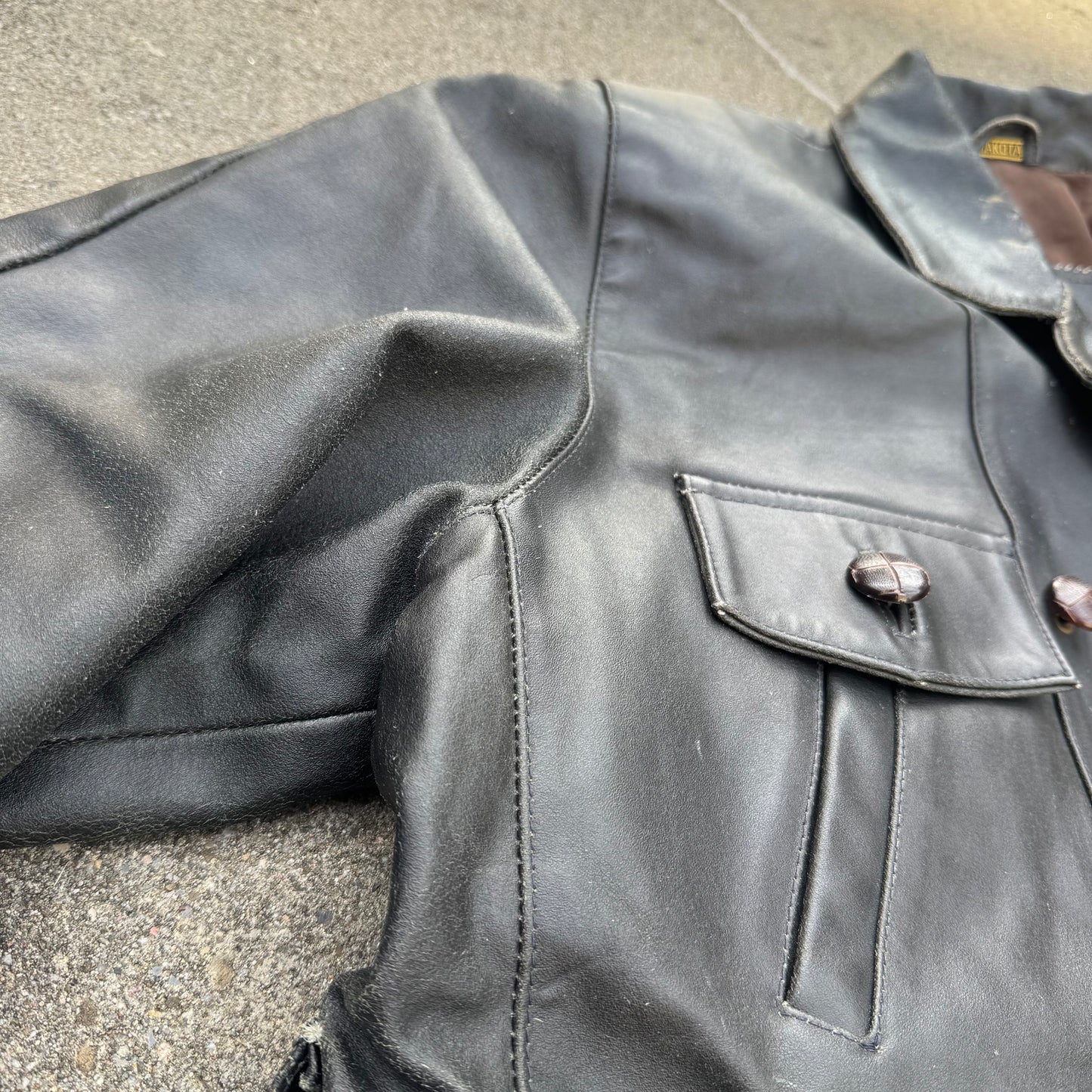 Vintage genuine Dakota leather jacket