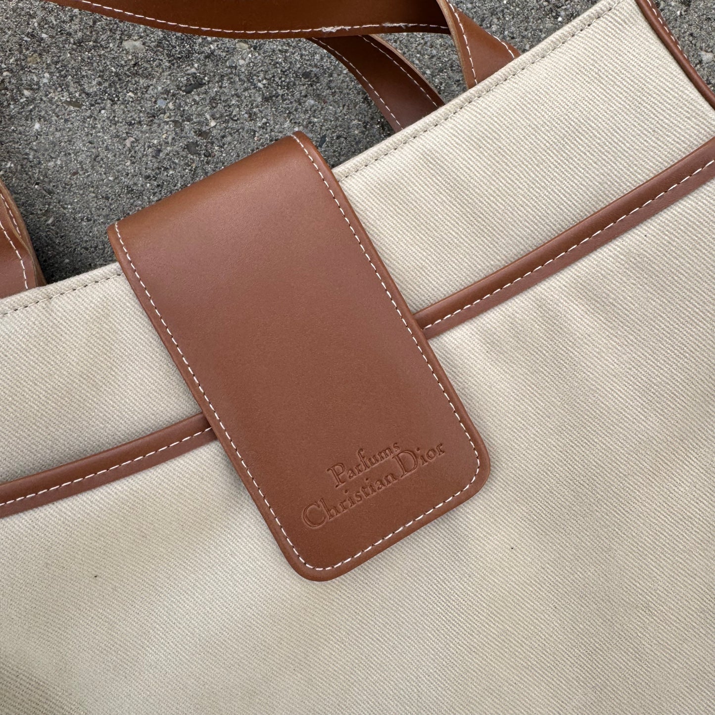 Christian Dior Parfumes vintage tote bag