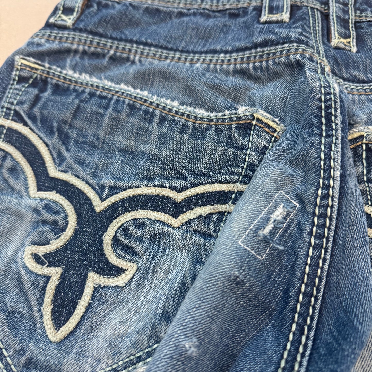 Rock Revival ripped and reworked jeans