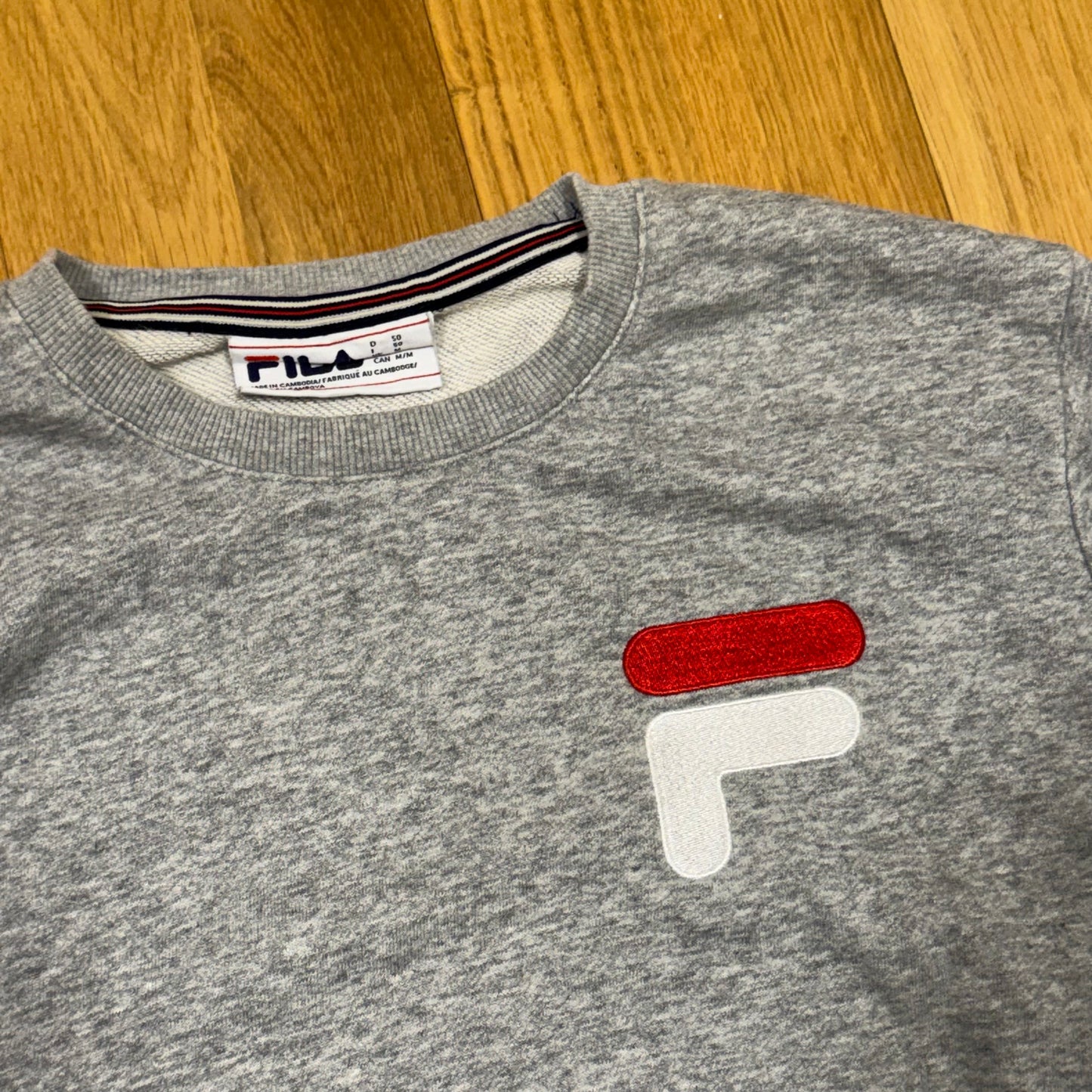 Fila logo classic grey sweatshirt