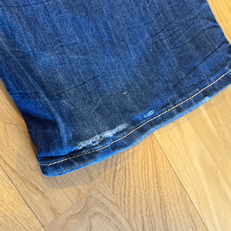 Detailansicht: Sourced limited accessories and clothes Ariya japanese vintage y2k wide leg jeans – Logo, Nähte oder Material