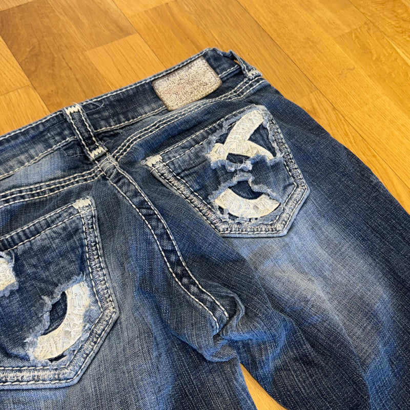 Detailansicht: Sourced limited accessories and clothes Big Star liv boot y2k vintage jeans – Logo, Nähte oder Material