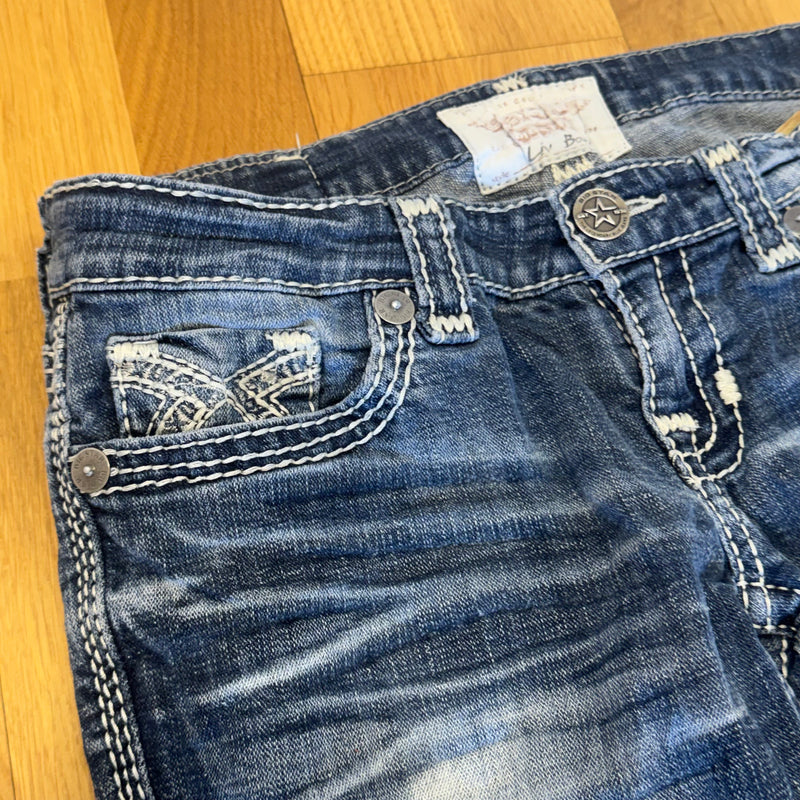 Detailansicht: Sourced limited accessories and clothes Big Star liv boot y2k vintage jeans – Logo, Nähte oder Material