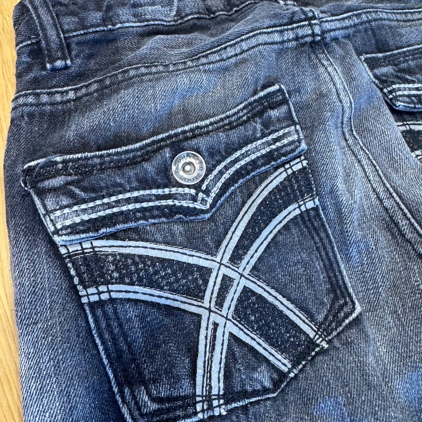 Route 66 y2k high waisted retro jeans