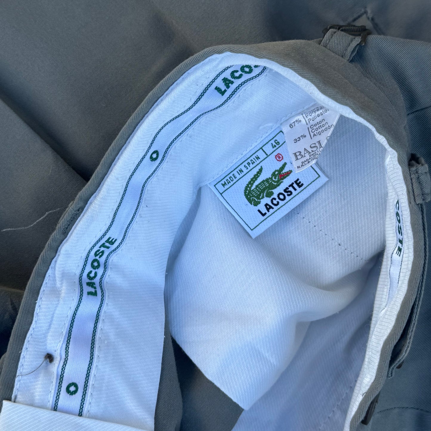 Lacoste vintage grey dress pants