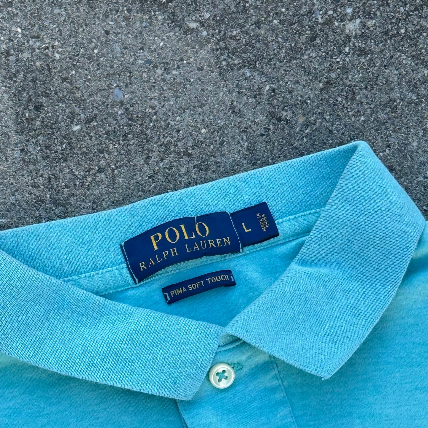 Polo ralph lauren turquoise poloshirt