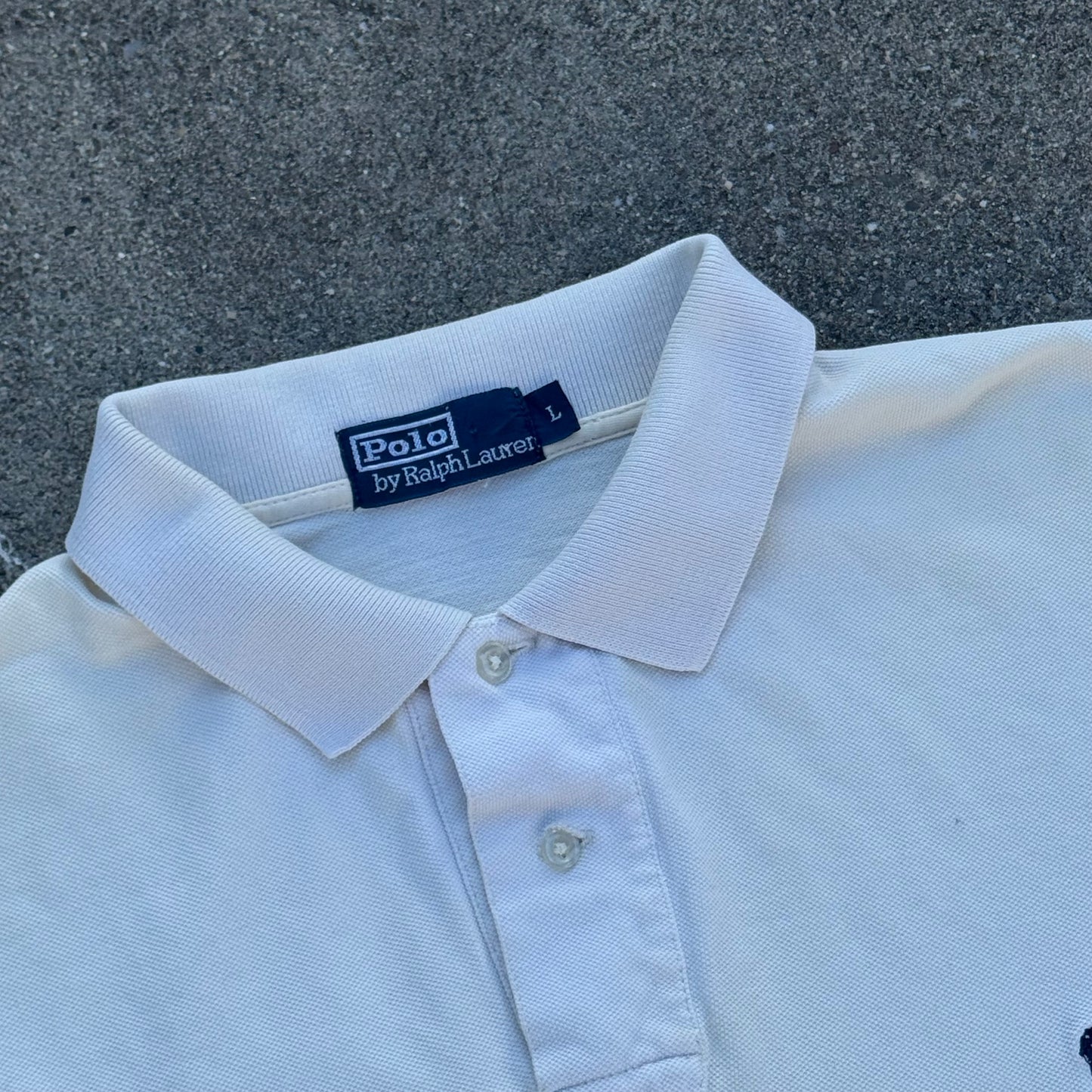 Polo Ralph lauren white classic poloshirt