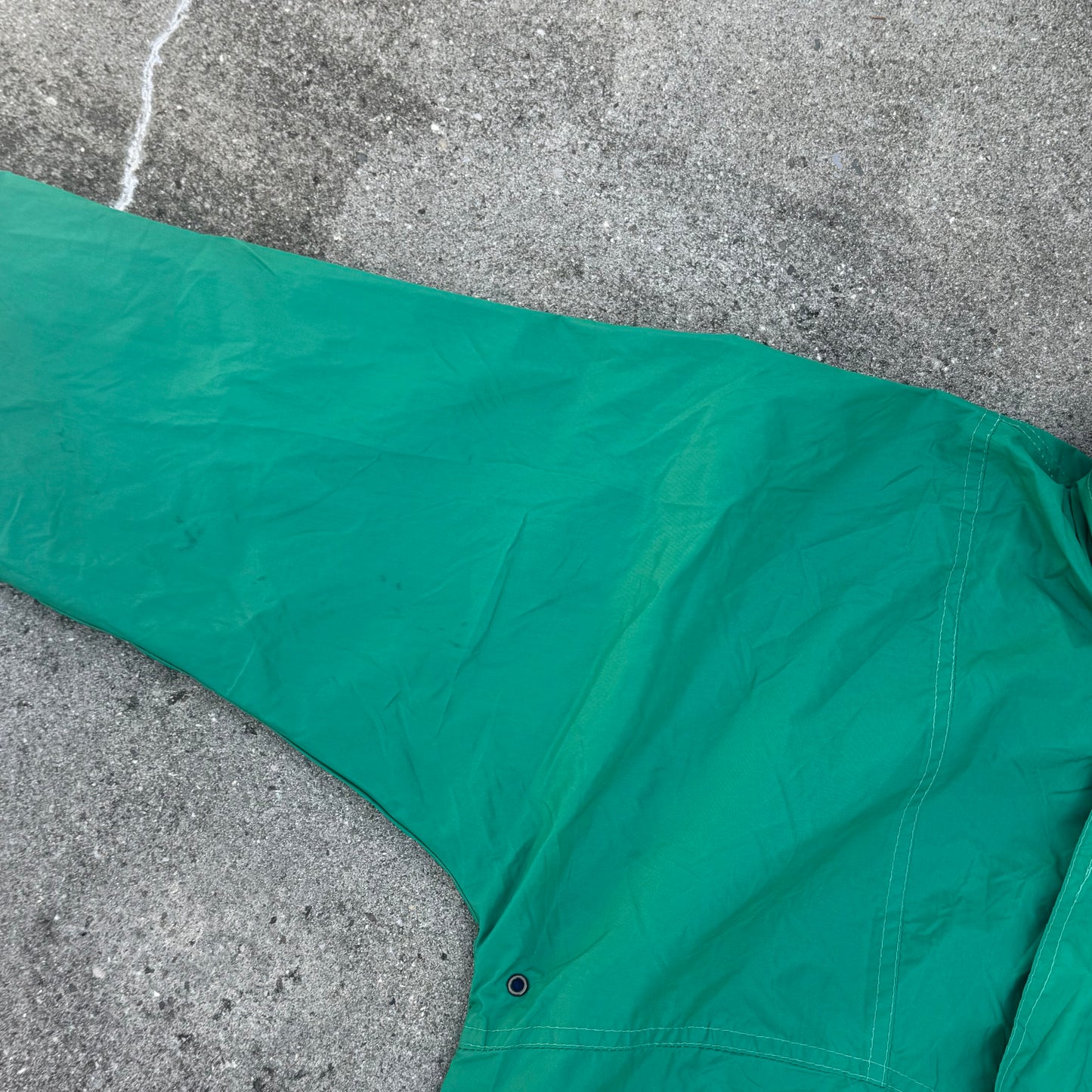 Kay-way green vintage rain jacket