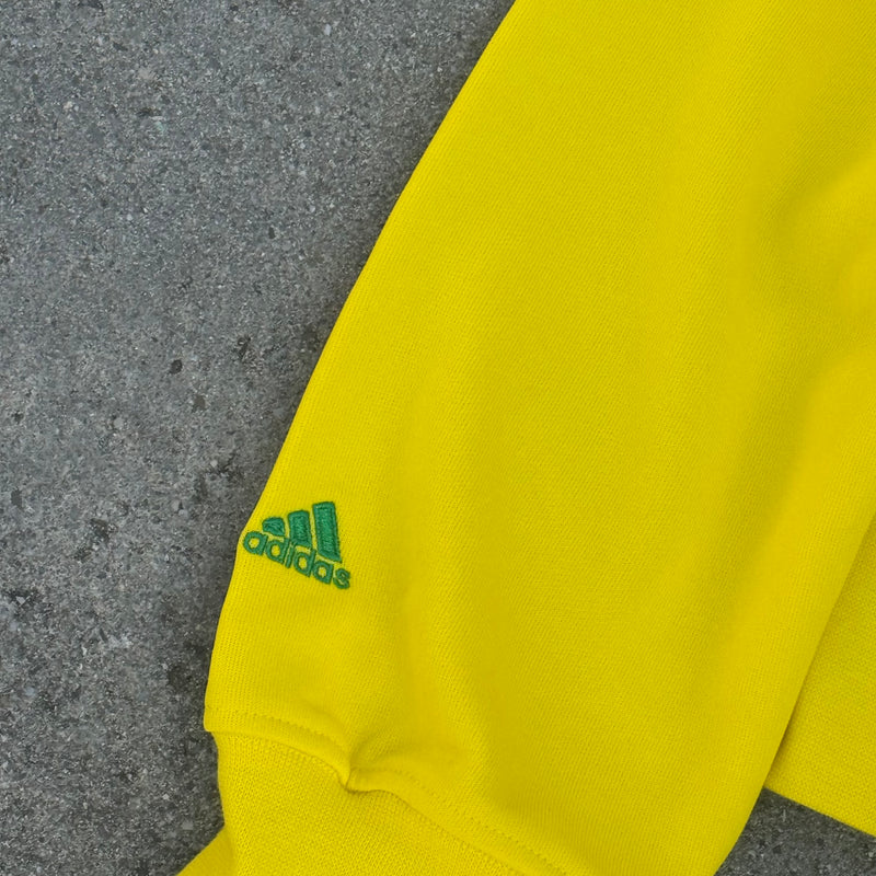 Detailansicht: Sourced limited accessories and clothes Adidas Brazil Worldcup 2006 track jacket – Logo, Nähte oder Material