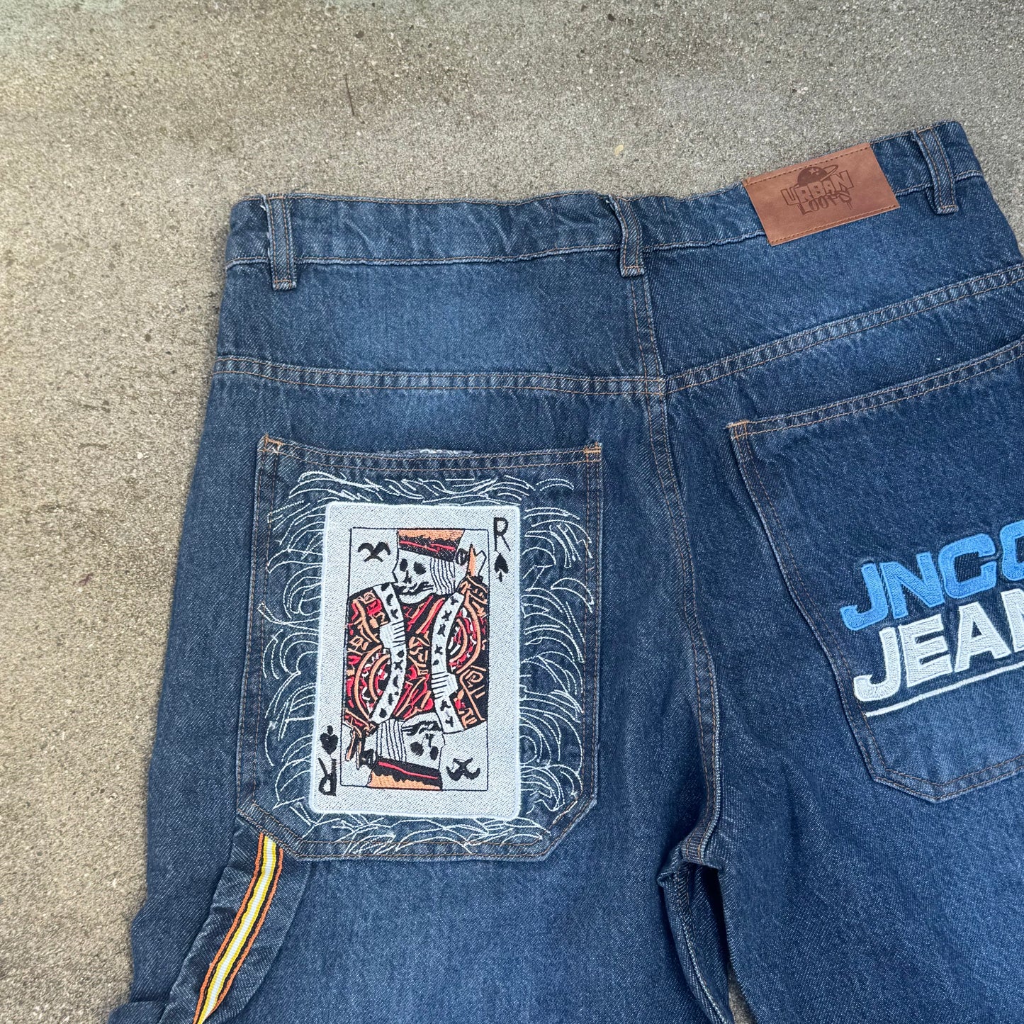Urban Loop JNCO Japanese embroidered baggy jeans
