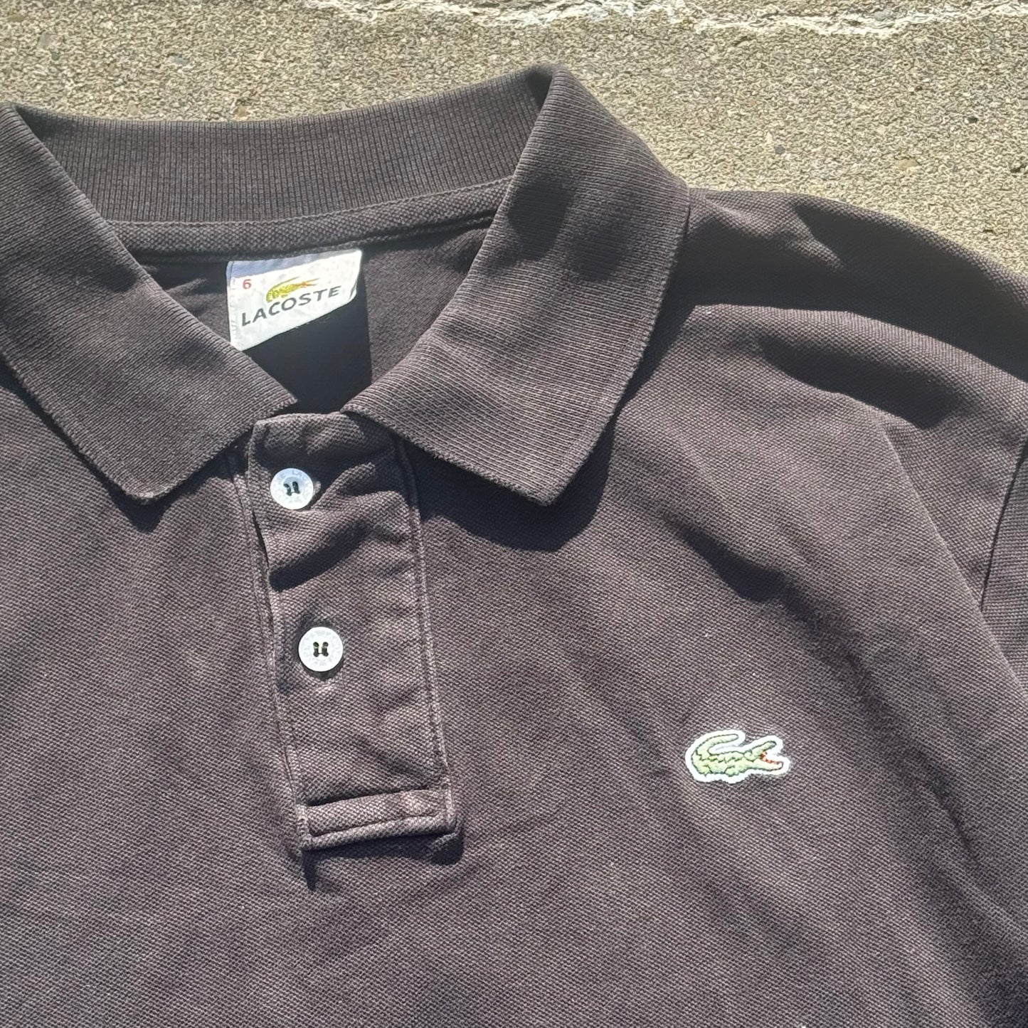 Lacoste black longsleeve poloshirt
