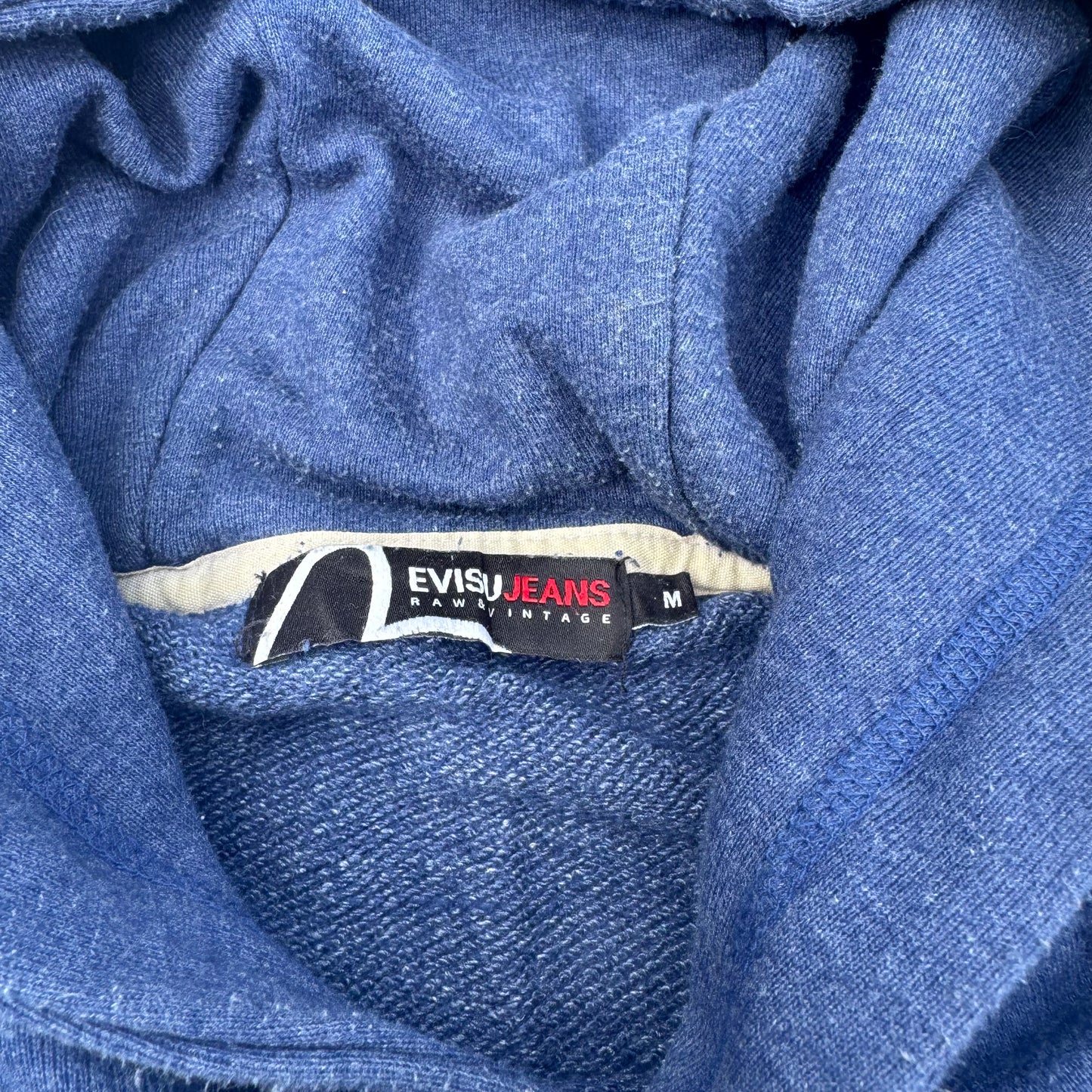 Evisu blue classic hoodie