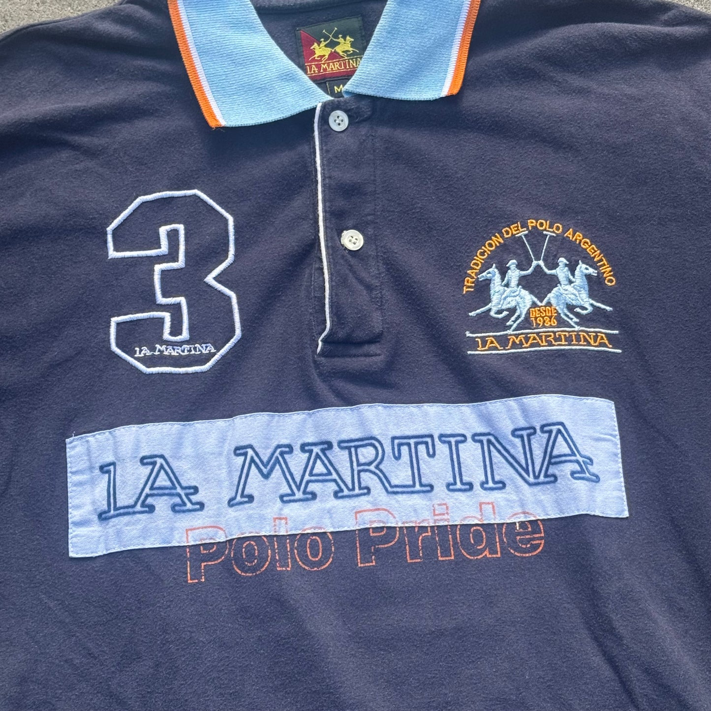 La Martina pride buenos aires blue poloshirt