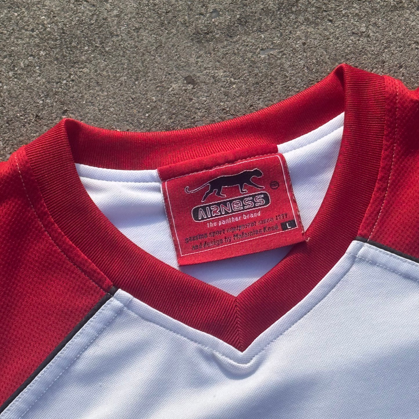 Airness streetwear white sports t-shirt